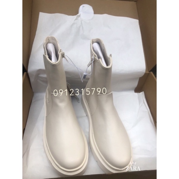 Boots cổ thấp phối len thun zR . ảnh thật