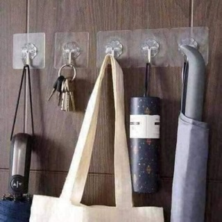 Combo 10 móc dính trong suốt đa năng