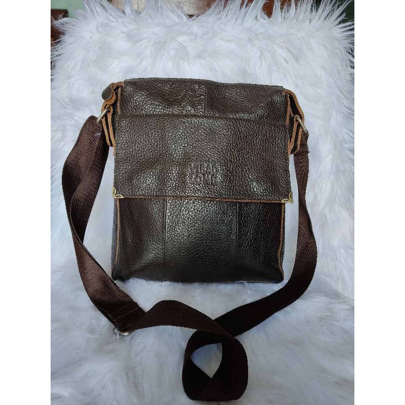 Túi đeo chéo da bò