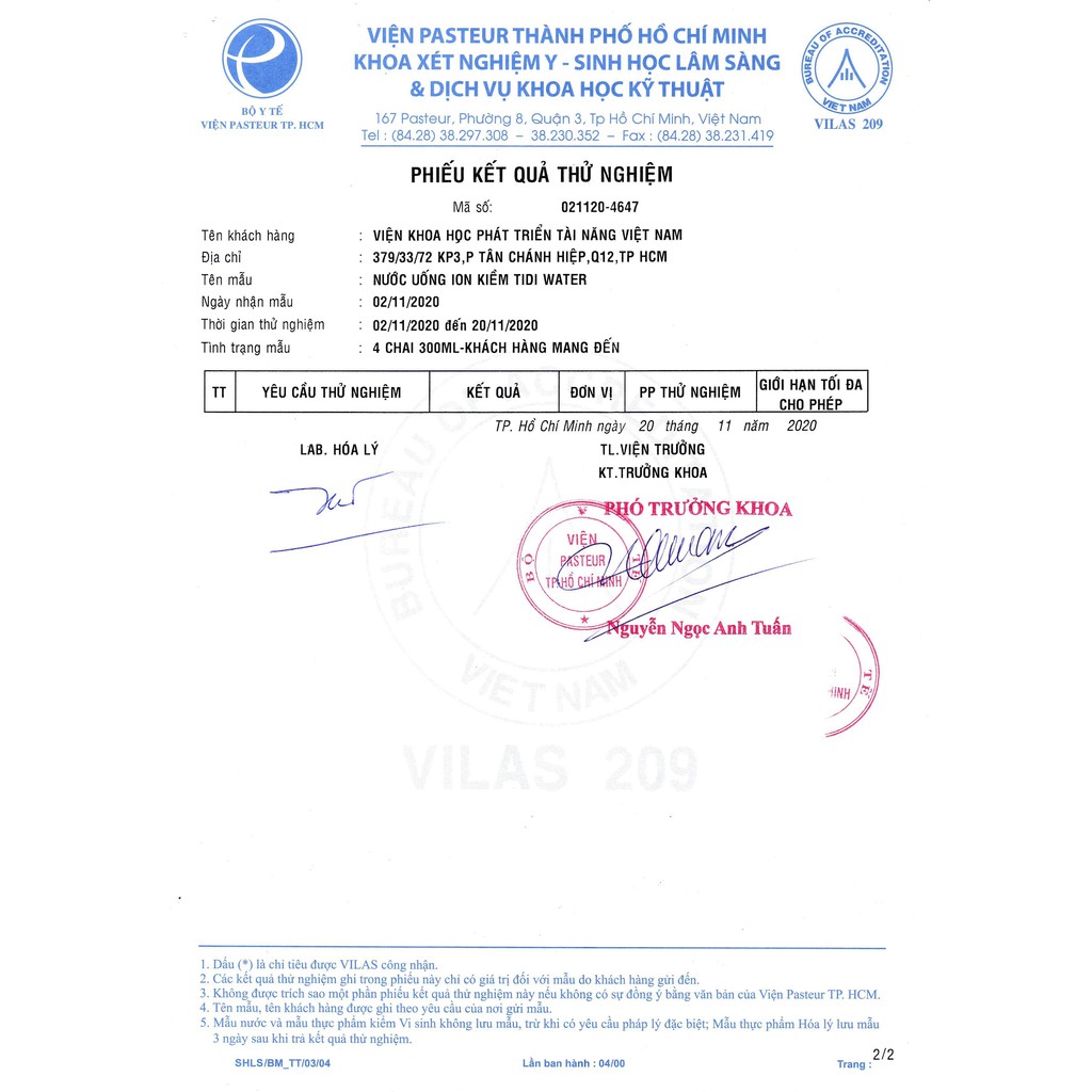 Máy lọc nước Hydrogen ion kiềm  G9-01K_ECO G9VN_Viện Khoa học và Phát triển Tài năng Việt Nam