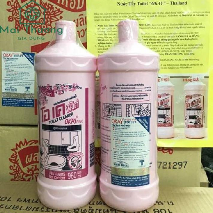 Nước Tẩy Toilet Okay Công Nghệ Thái LAn 960ml