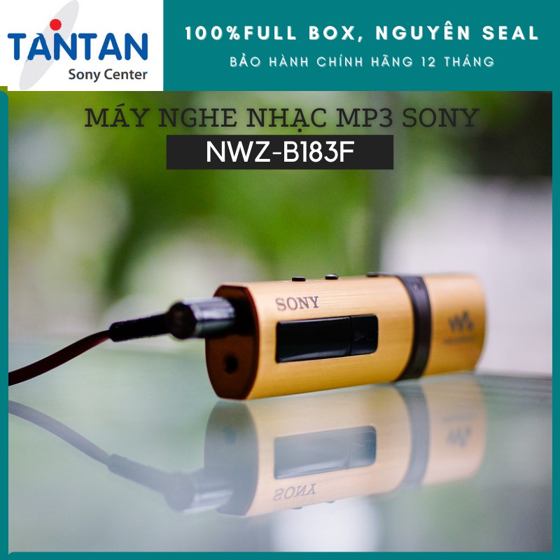 Máy Nghe Nhạc - MP3 Sony NWZ-B183F | 4GB - Định dạng MP3/ WMA - FM - Màn hình OLED - Pin:23h - Sạc nhanh - Cổng USB