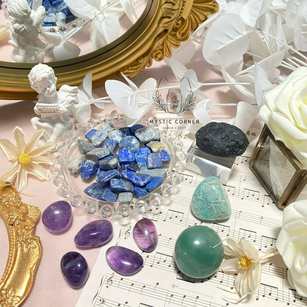 Set đá may mắn cho cung Thiên Bình, đá thạch anh, đá thanh tẩy bài Tarot, đá phong thuỷ