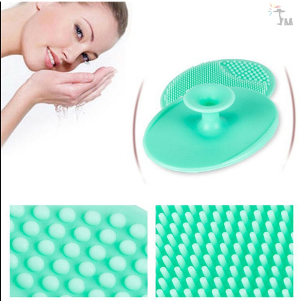 Bàn Chải Silicon Mềm Dùng Để Tẩy Tế Bào Chết Cho Da Mặt