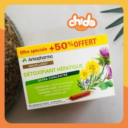 Thải độc gan hữu cơ Pháp Arkofluides 20/30 ống