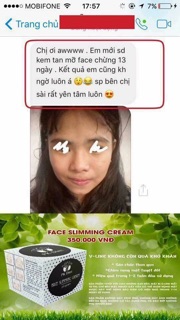 Kem tan mỡ mặt Vline PK Diet