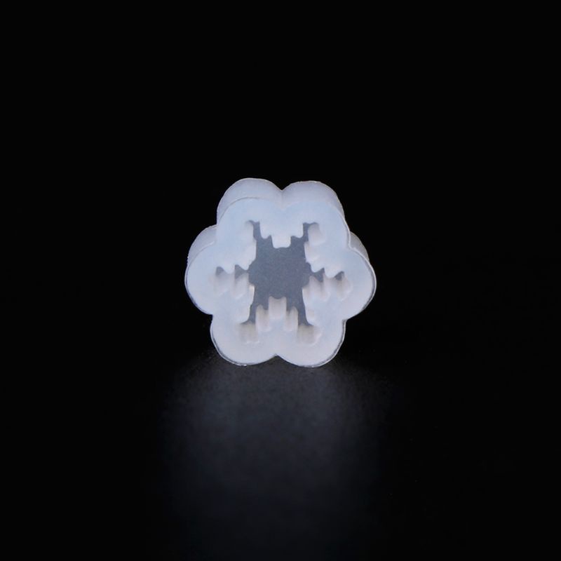 Set 2 Khuôn Silicone Làm Bông Tai DIY Hình Hoa Tuyết Ngôi Sao Mặt Trăng
