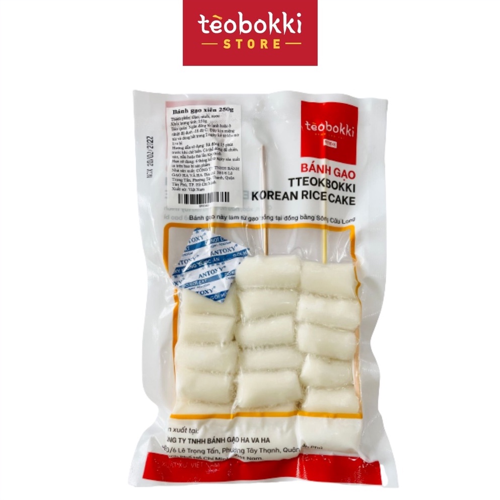 [SHIP HCM] Bánh gạo xiên Tèobokki 250g