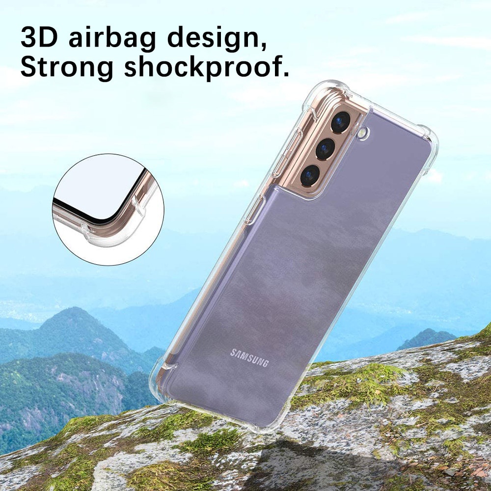 Ốp điện thoại mềm trong suốt sáng tạo bảo vệ toàn diện cho Samsung Galaxy S22 / S22