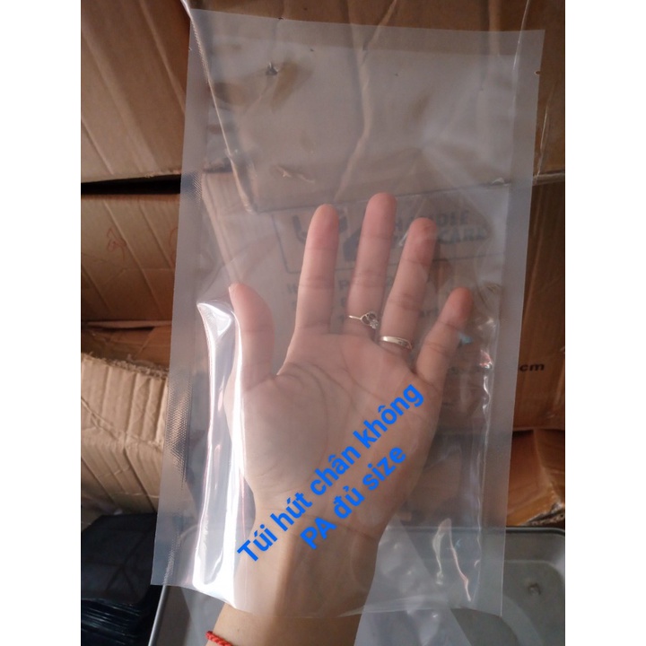 1kg túi PA TRƠN, túi PA hút chân không, túi PA bảo quản thực phẩm.