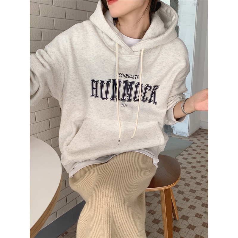 Áo Hoodie Nỉ Dài Tay In Chữ Phong Cách Mới 48148