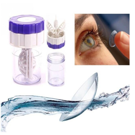 Dụng cụ vệ sinh kính áp tròng tiện dụng