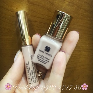 (MINI 5ml #1w1-1c1)Kem nền thần thánh Estee Lauder Double Wear Stay-in-Place Makeup SPF 10