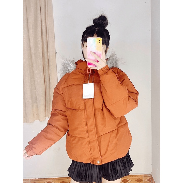 Áo Khoác Phao Nữ Nón Rộng Siêu Ấm [ 100% HÌNH THẬT SP ] - ĐĂNG QUANG FASHION