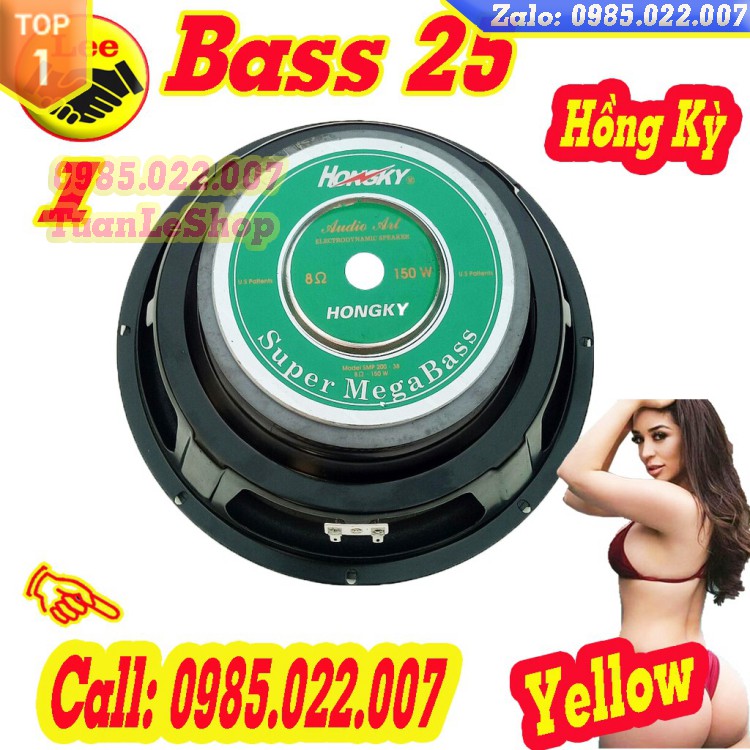 BASS 25 HỒNG KỲ MÀNG VÀNG - GIÁ 01 LOA