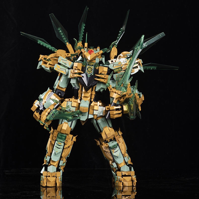 Đồ chơi giáo dục Lắp Ráp mô hình Ninjago MECHA biến đổi rồng 2 đầu 68215