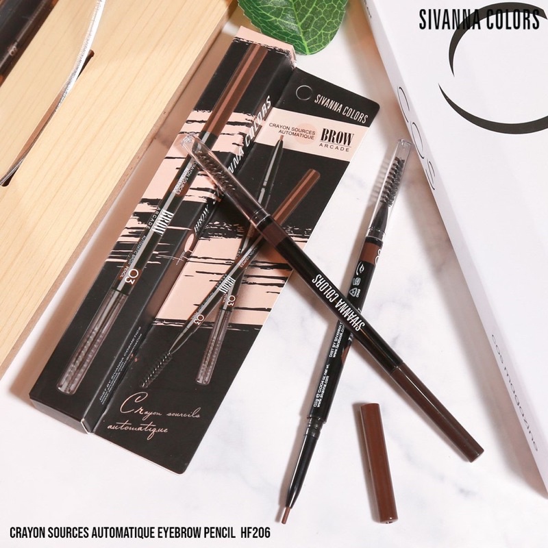 Kẻ mày Sivanna Colors crayon sources automatique eyebrow pencil HF206 | BigBuy360 - bigbuy360.vn