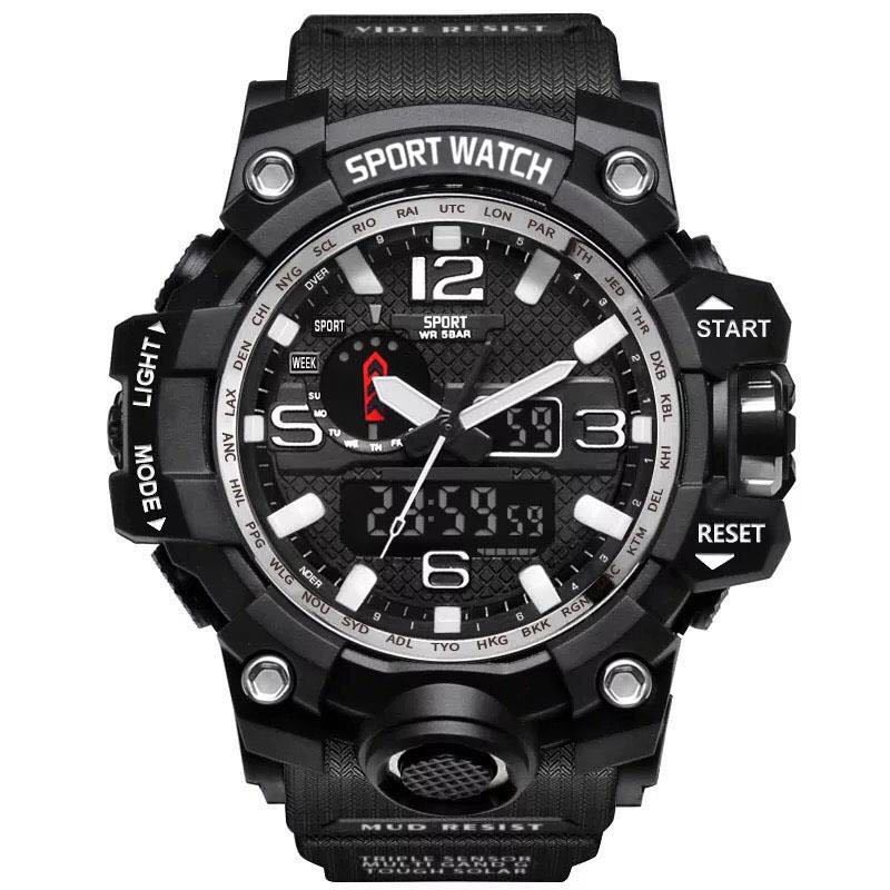 Đồng Hồ Sport Watch Thể Thao Dây Silicon Cao Cấp - LE8202