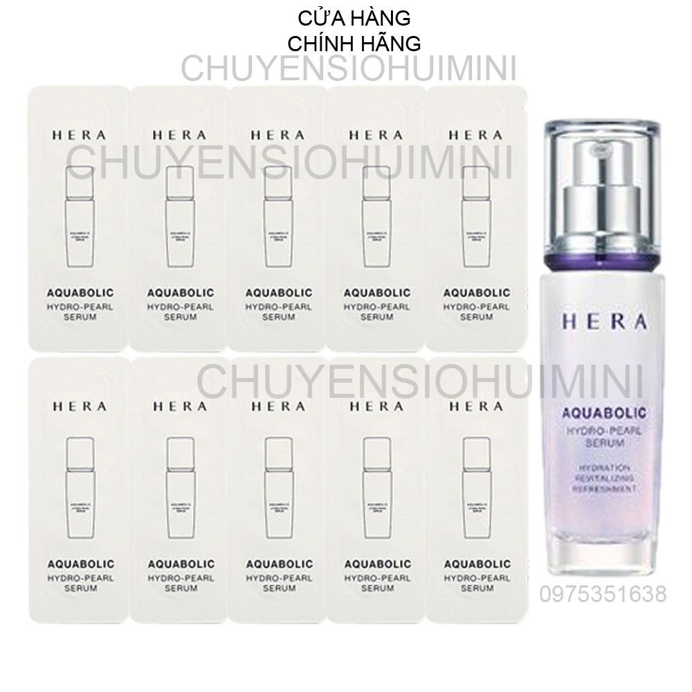 Tinh chất cấp nước dưỡng trắng và căng bóng da đặc biệt HERA AQUABOLIC HYDRO-PEARL SERUM (1ml)