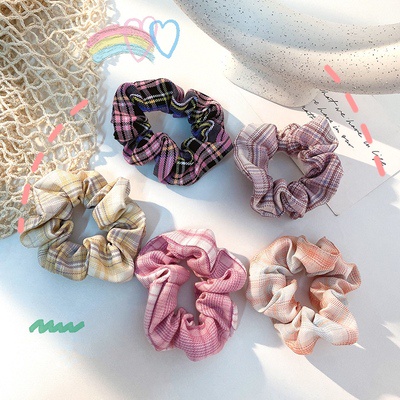 Set 5 dây buộc tóc đơn giản phong cách Hàn Quốc cho nữ