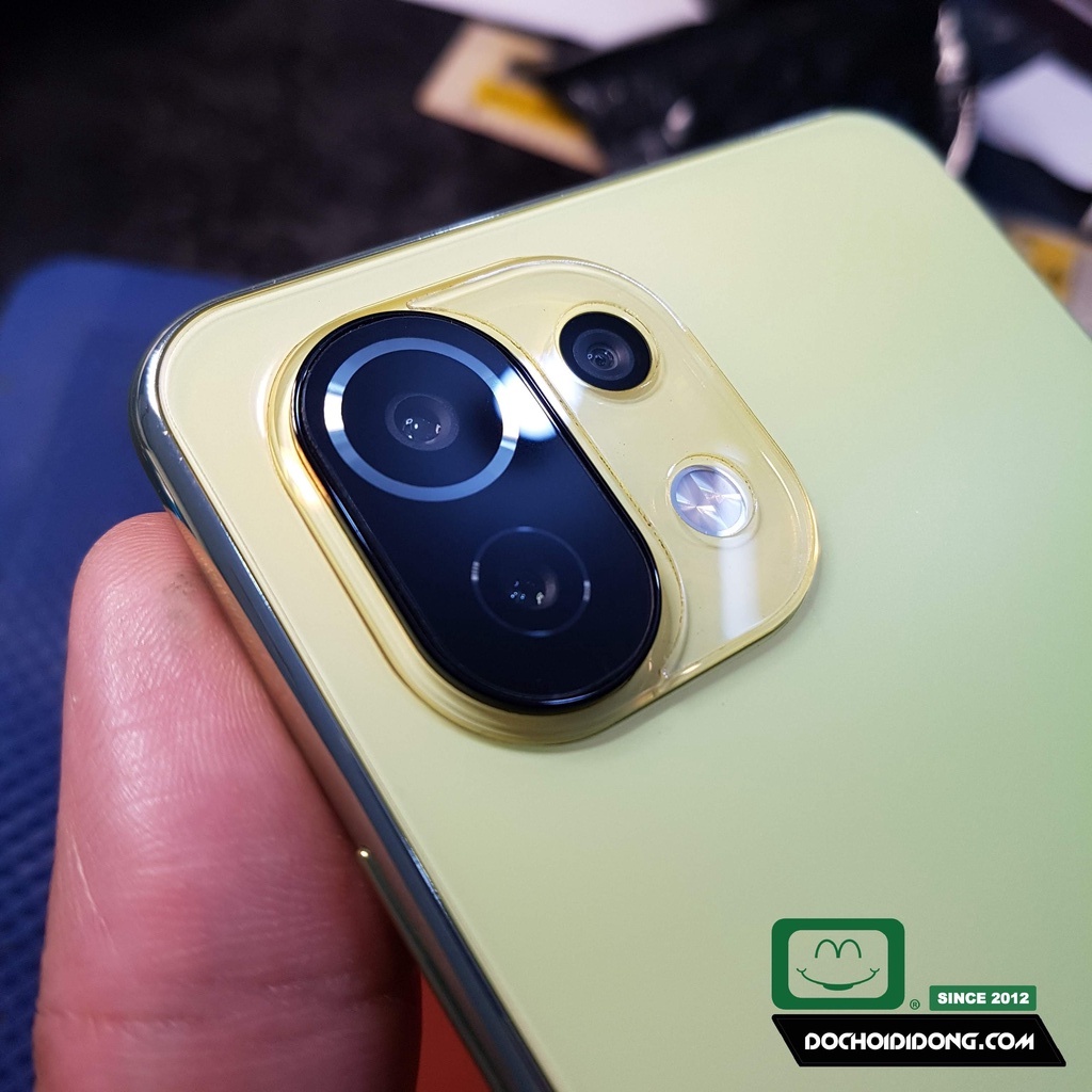 Miếng dán cường lực camera Xiaomi Mi 11 Lite nguyên liệu nhựa nano cao cấp