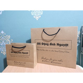 200 túi in giấy kraft khách order