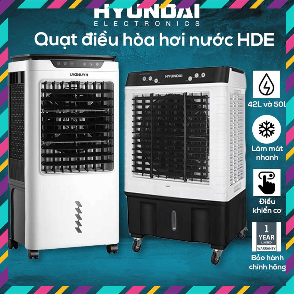 Quạt điều hòa hơi nước Hyundai 42L / 50L / 65L / 80 L | Hàng chính hãng bảo hành 12 tháng, điều khiển cơ MSP73015