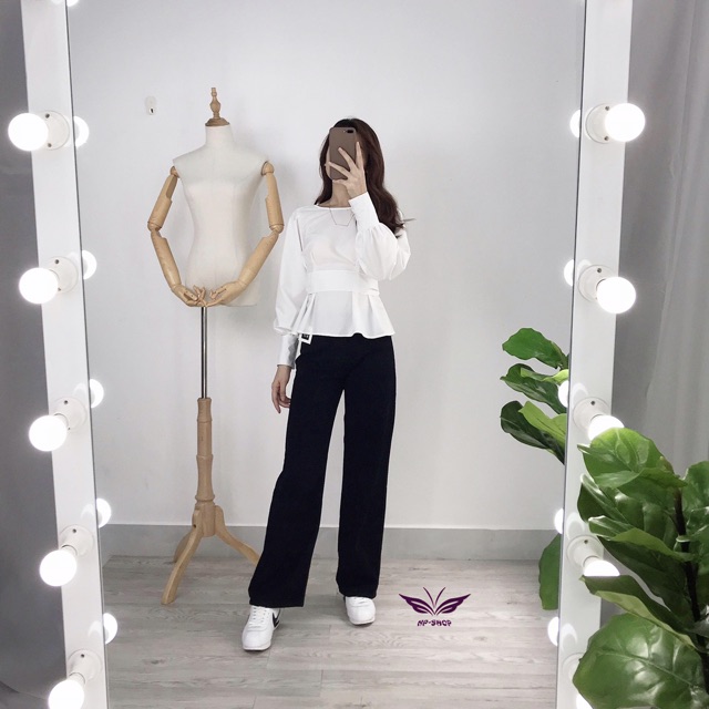 [ Mã FADIRECT20 giảm 20K đơn 150K] Quần jean nữ ống rộng dài quần jean culottes nữ form dài chất jean nhẹ