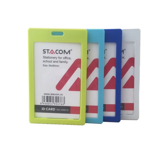 Mặt thẻ nhựa dọc Stacom 6612 (5 cái/hộp)