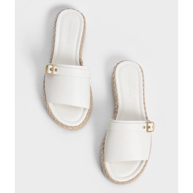 Dép Lê CNK Viền Đế Cói Khoá Cạnh