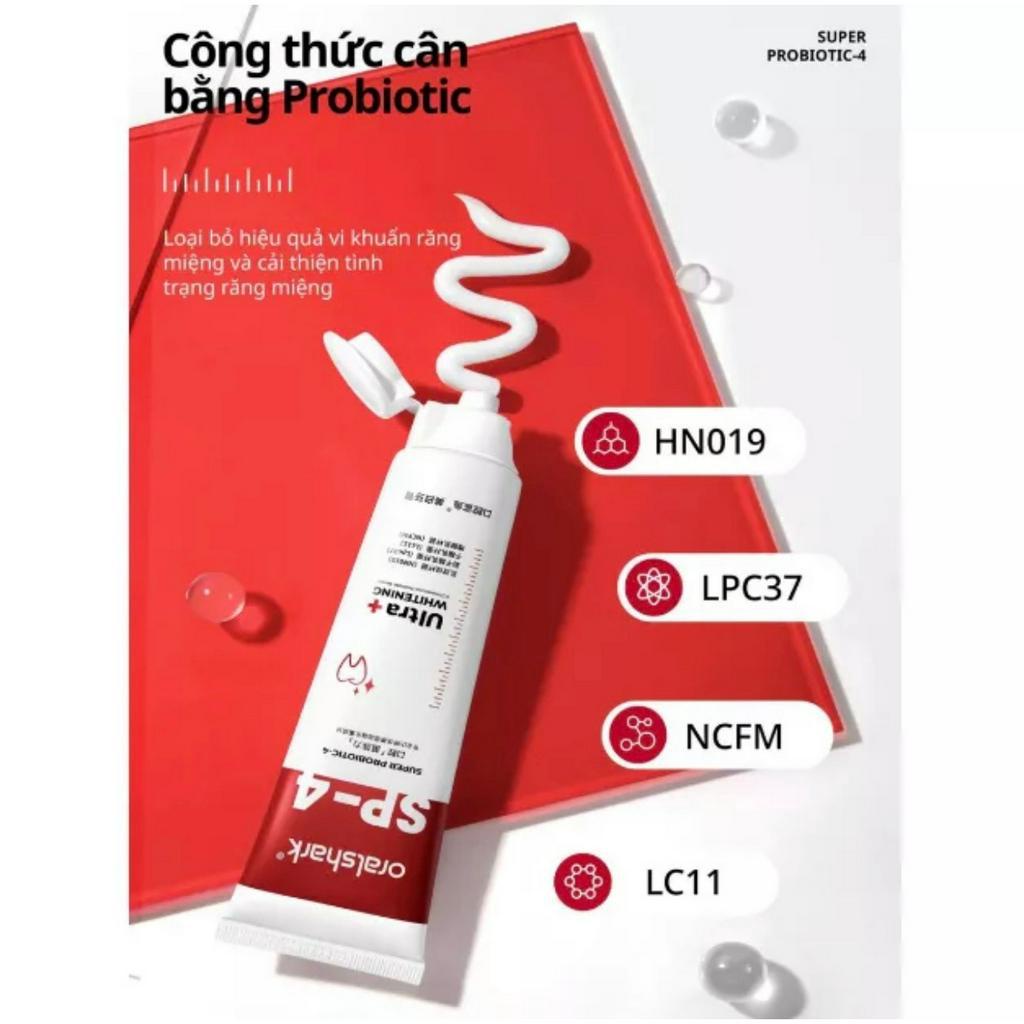 Oralshark kem đánh răng làm trắng răng giúp thơm miệng 120g