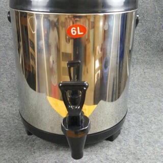 Bình ủ trà sữa 6 lít ( 3 lớp giữ nhiệt)