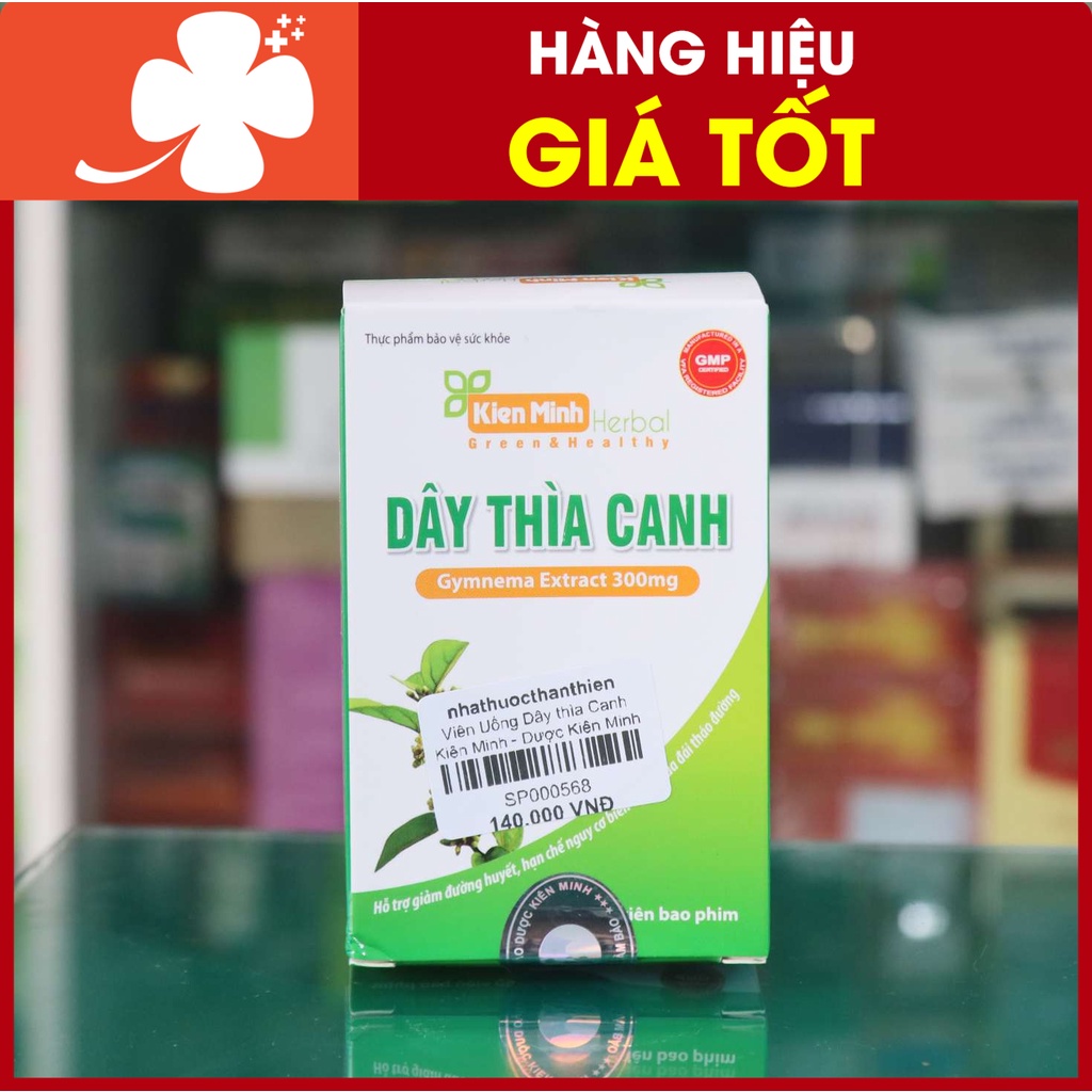Viên Uống Dây Thìa Canh Kiên Minh Giảm đường huyết, Hạn chế biến chứng đái tháo đường, Giảm Cholesterol Lipid.