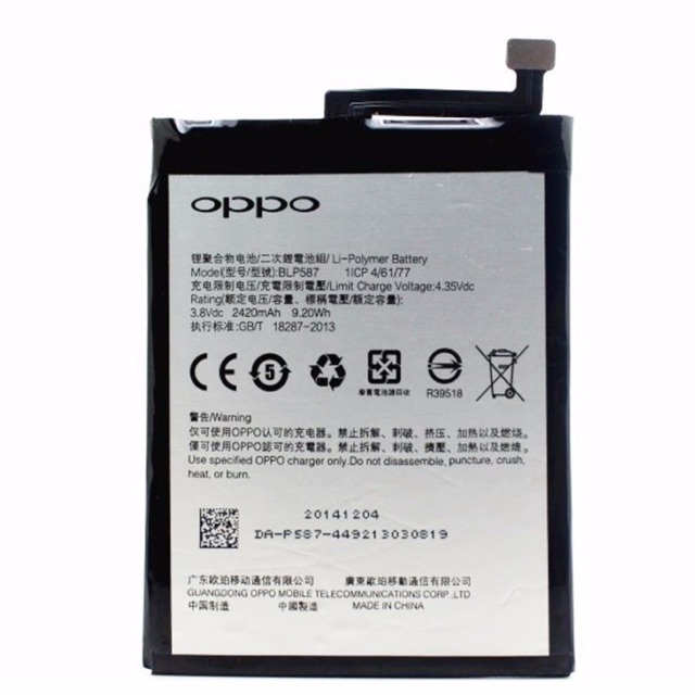 Pin oppo BLp 587