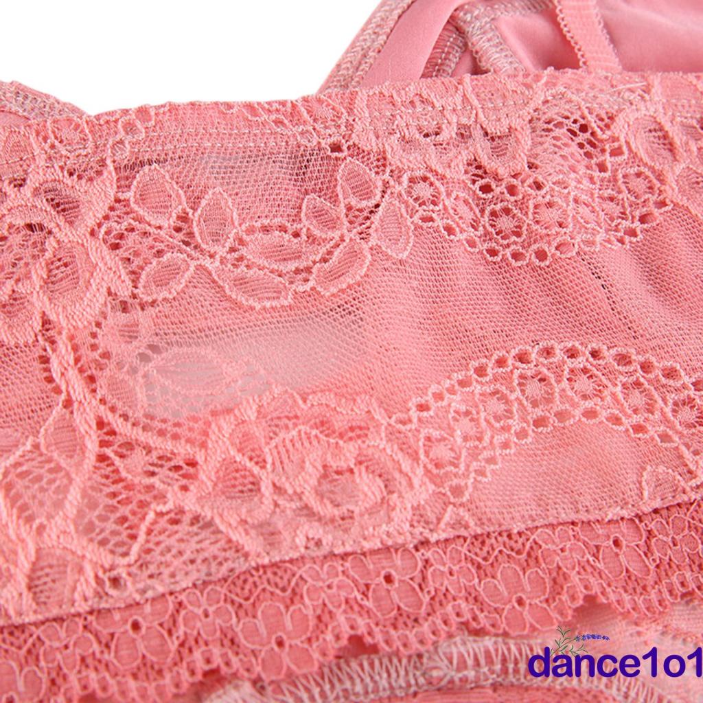 ✤QG❀Women´s Floral Lace Sleeveless V Neck Cut Out Corset