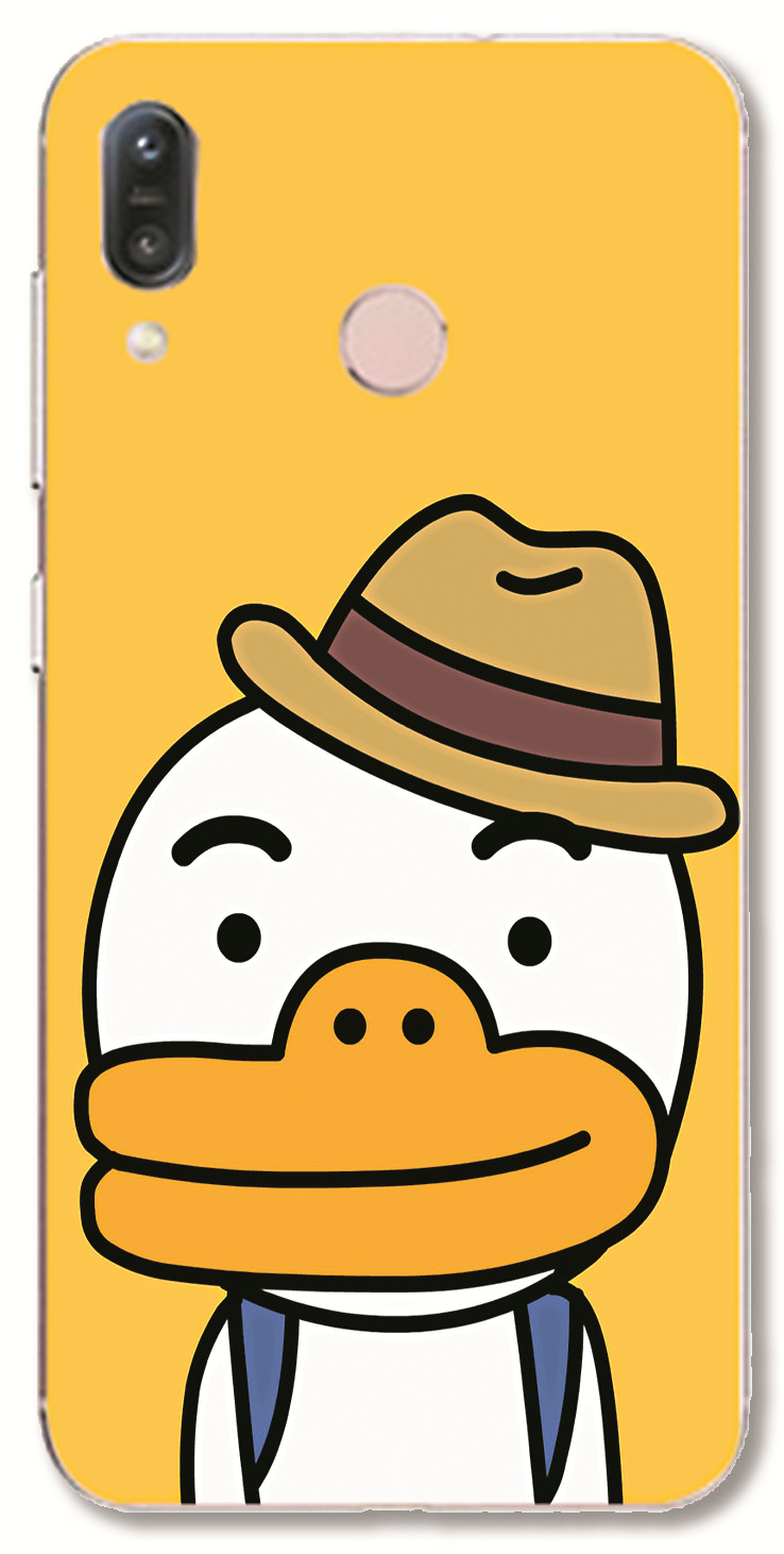 Huawei Nova 3 3i/Honor 8X MAX/Honor Play 10 Lite /9X Pro Y9S INS Cute Cartoon Little yellow duck Soft Silicone TPU Phone Casing Lovely Brown bear Graffiti Case Back Cover