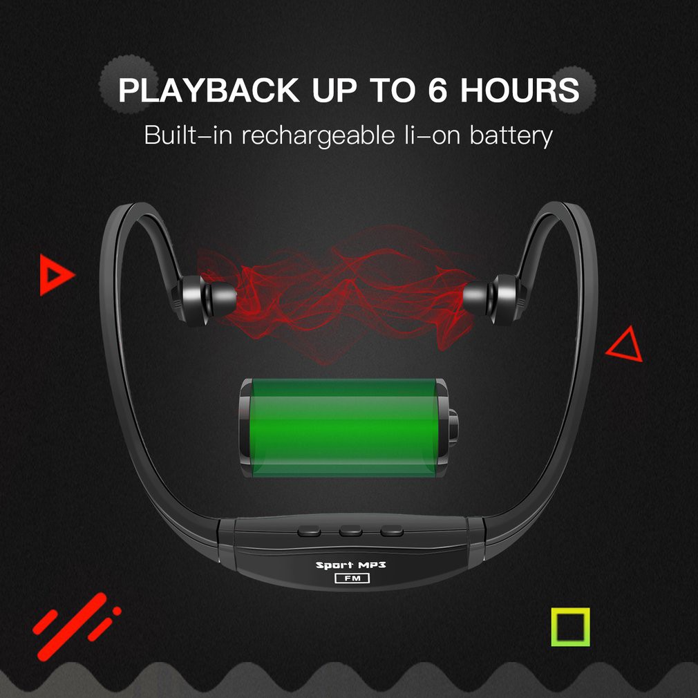 Tai nghe thẻ nhớ thể thao Mp3 Sport  không dây