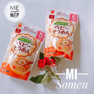 Mì somen rau củ cho bé từ 5m