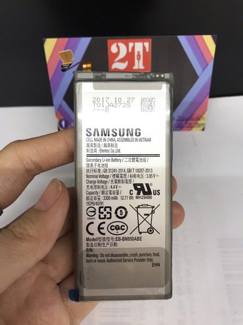 PIN NOTE 8 CHÍNH HÃNG, DUNG LƯỢNG 3300MAH, EB-BN950ABE