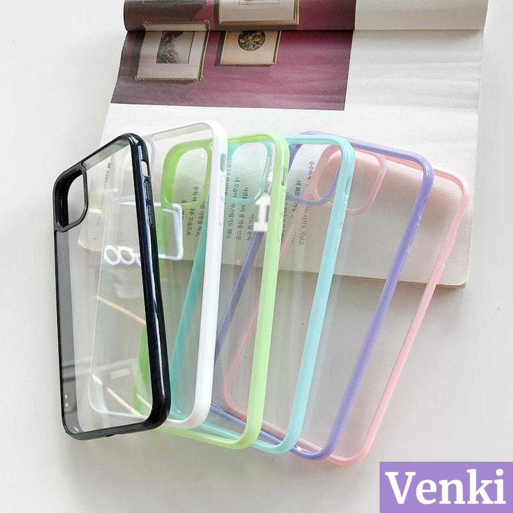 Ốp điện thoại silicon mềm trong suốt chống sốc có vòng đỡ cho iPhone 13 Pro Max 12 Pro Max 11 Pro Max 7 Plus 12 7 Max | BigBuy360 - bigbuy360.vn