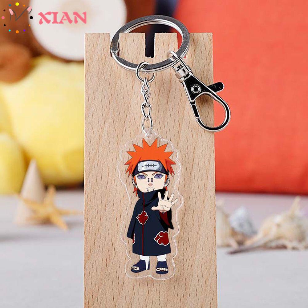 Móc khóa hai mặt acrylic hình nhân vật hoạt hình Sasuke/ Itachi/ Kakashi Naruto