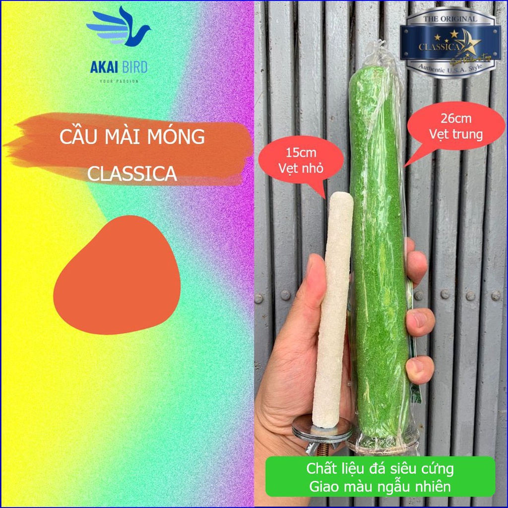 Cầu Đậu Mài Móng Cho Vẹt, Chim Cảnh...By Classica Premium