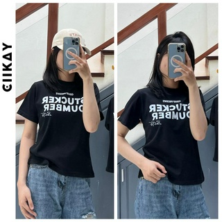 Áo phông nữ babytee hình in chữ cực chất - áo thun babytee chất cotton mát mịn ciikay