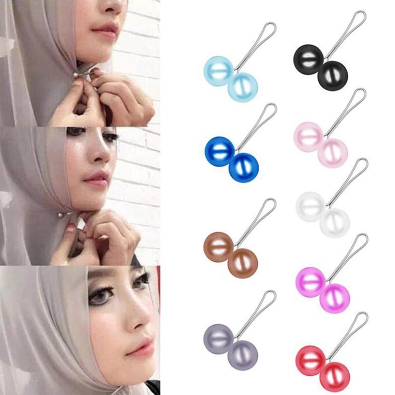 Kẹp Khăn Choàng Hồi Giáo Bằng Thép Không Gỉ Cho Nữ