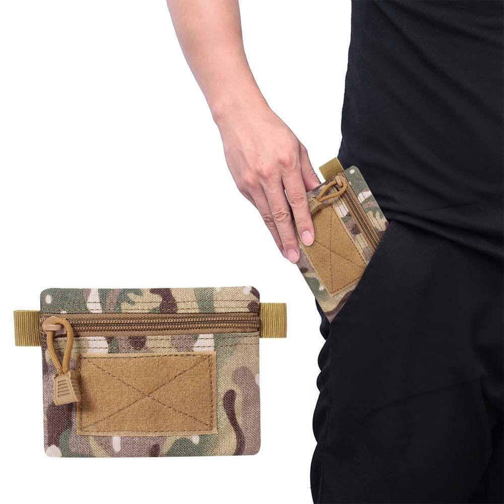 Ví Đựng Tiền Xu Mini EDC Có Móc Treo Dành Cho Nam