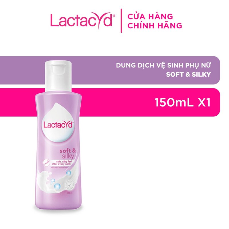 Dung Dịch Vệ Sinh Phụ Nữ Lactacyd Dưỡng Ẩm Soft &amp; Silky