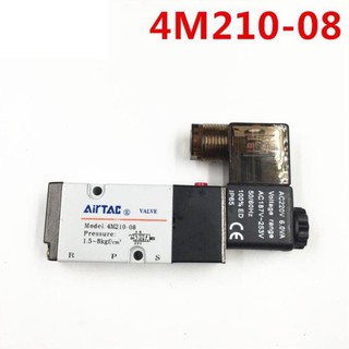 Van điện từ airtac , van khí nén airtac 4m210-08 24vdc , 220vac