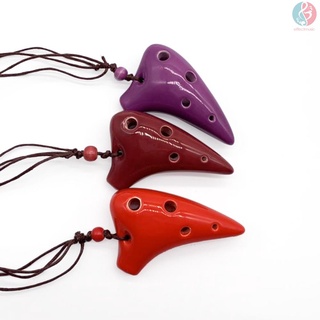 Sáo Ocarina 6 Lỗ Kèm Dây Đeo Cho Người Mới Bắt Đầu