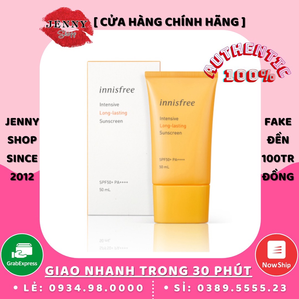 Kem Chống Nắng Innisfree Intensive Long Lasting Sunscreen SPF50 PA++++