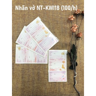 Nhãn vở Campus nhiều hình